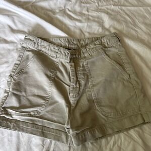 Patagonia Khaki  Shorts with Pockets Size 4 Womens Hiking Outdoor Organic